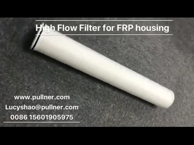 фильтр патрона подачи высокого водяного фильтра подачи 5micron большой для опреснительной установки SWRO видео