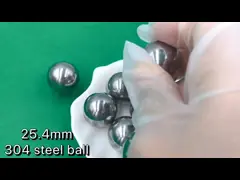 Шарики нержавеющей стали AISI 304 для краски смешивая 12.7mm 3/4 дюймов 19.05mm video