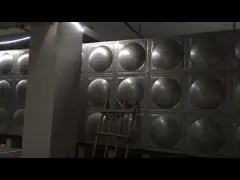 Поддержка внутренности части связи бака для хранения воды нержавеющей стали большой емкости video