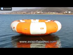 Придайте огнестойкость шлюпке диско 3м раздувной с 8 играми воды Пвк мест раздувными video