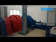 Турбина оборудования 20000KW Pelton гидроэлектроэнергии гидро с колесом Pelton высокой эффективности video