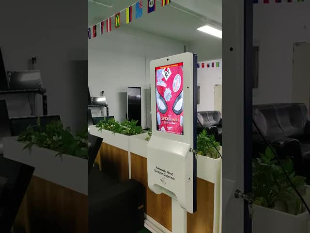 Киоск Signage дезинфицирующего средства 1920x1080 350cd/m2 цифров рук