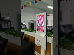 Киоск Signage дезинфицирующего средства 1920x1080 350cd/m2 цифров рук video