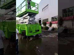 18m 59ft Rough Terrain Diesel Scissor Lift For Outdoor Maintanence