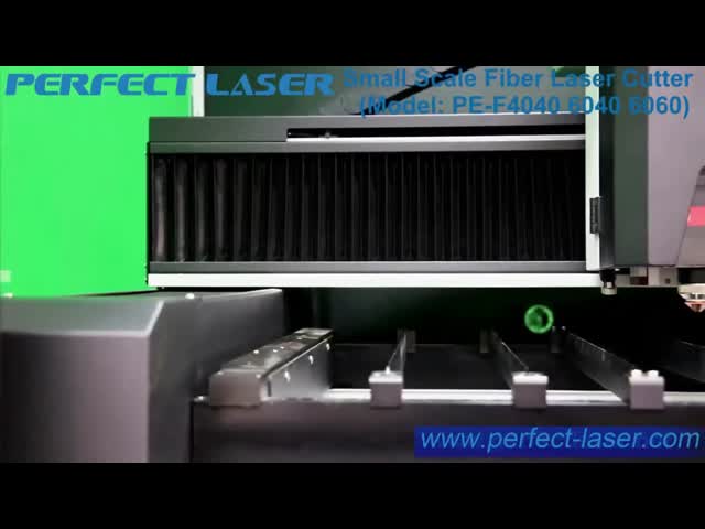 Совершенный лазер 4040 6060 6040 автомат для резки металла лазера волокна малого масштаба для нержавеющей стали стали углерода видео