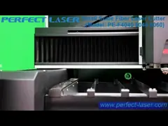 Совершенный лазер 4040 6060 6040 автомат для резки металла лазера волокна малого масштаба для нержавеющей стали стали углерода video