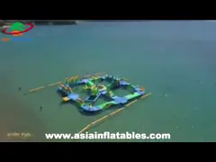 игры воды брезента ПВК 0.9мм смешные/взрослое раздувное плавая аквапарк 3 лет гарантии video