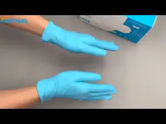 Перчатки бутил каучука устранимых перчаток устранимые покрасили перчатки нитрила video