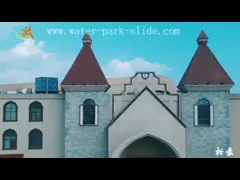 Водные горки стеклоткани гостиницы изготовленные на заказ с шаром поплавков video