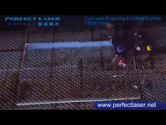 Высокоскоростная система лазерной резки СО2 для рекламы, искусства и ремесла video