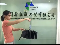 Зонтик створки печатания шелковой ширмы отсутствующий, облегченный складывая зонтик video