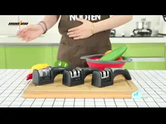Tungsten Steel Knife Sharpener Two Step With Ceramic Rod Material