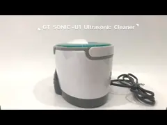 Портативный зубоврачебный ультразвуковой уборщик автомобиль 5 минут отключил 35в 40кХз 450мл с ультрафиолетовым светом video