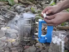 Зеленый американский курильщик крапивницы пчелы стиля с коробкой мембраны кожи Атифисиал для пчеловодства video