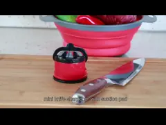 Housing Suction Cup Knife Sharpener Non-Slip Tungsten Steel Blade