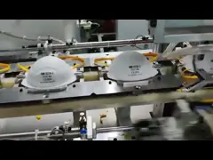 Не сплетенные 95% фильтруя плавят надутый респиратор от пыли FFP2 с клапаном video