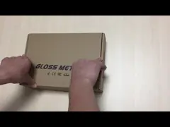 Три прибор для измерения блеска 20 угла 3нх 60 85 УСБ значения разделения степени ИГ268 0.1ГУ/данные по Блуэтоотх переносит video