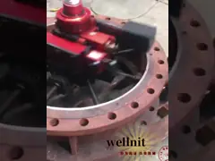 рука столба 50mm привела портативного обкладчика в действие 42rpm 380v фланца video