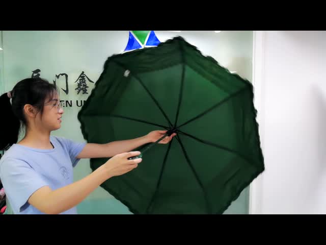 Горячий продавая Windproof складной зонтик перемещения с УЛЬТРАФИОЛЕТОВОЙ покрывая тканью видео