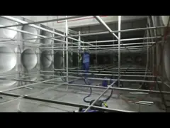 Танк водоочистки собрания стандарта большого тома модульный сваренный СУС304 большой video