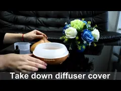 Отражетель эфирного масла 300ML для дома с большим туманом и светами СИД video