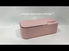 Танк уборщика SUS304 небольшого размера портативный ультразвуковой для ремешка ювелирных изделий стекел video