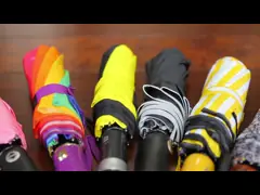 Обмотайте устойчивую автоматическую створку компакта 3 дела дюйма 8к зонтика 21 перемещения складную video