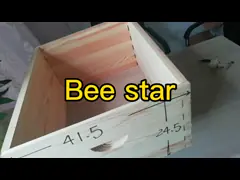 Коробка для ульев Langstroth Ульев и рамы из соснового или соснового дерева video