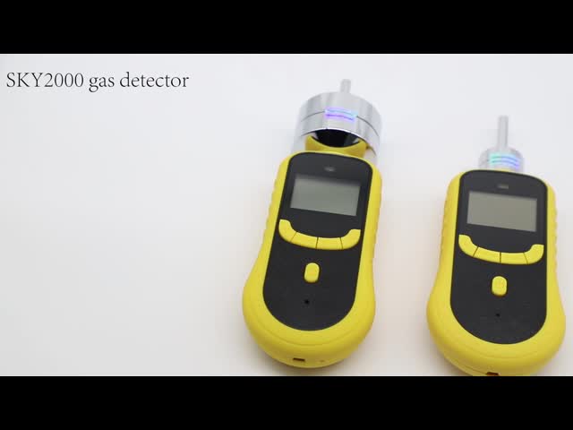 Нагнетая тестер очищенности газа кислорода детектора газа O2его 0-100%VOL портативный с CE ATEX видео