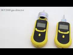 Нагнетая тестер очищенности газа кислорода детектора газа O2его 0-100%VOL портативный с CE ATEX video