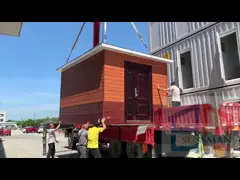 На открытом воздухе квадратные туалеты трубки 1.2mm полуфабрикат модульные video