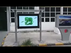 Киоск вертикальный LCD рекламируя Signage цифров касания взаимодействующего пола дисплея стоящий video