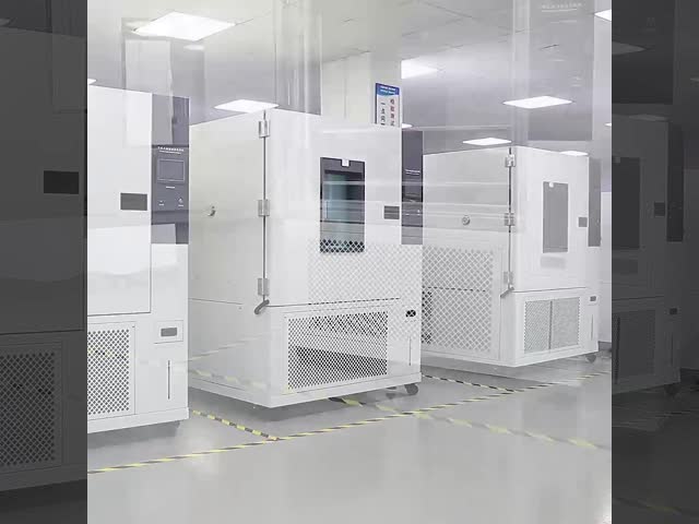 Камера температурного теста ЛИИ 220В СС304 для испытания материальной жары видео