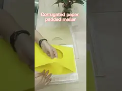 Белая бумага проложила твердый Kraft гофрировала конверты для срочного video