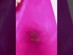 Изготовленные на заказ напечатанные мешки ювелирных изделий замши конверта с лентой video