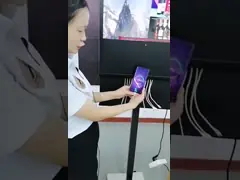 Wired Charging 21.5 Inch LCD WiFi Kiosk With CMS Software