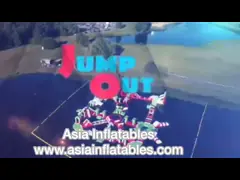 Плавая раздувные игры воды/раздувной Аква паркуют с печатанием цифров video