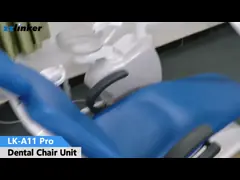 Блок стула стеклянного Spittoon руки 440mm двойника LK-A11 зубоврачебный video