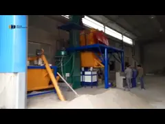 Семи автоматическая сухая производственная линия миномета для миномета прилипателя плитки стены/пола video