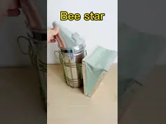 Galvanized Star American Style Bee Smoker M-XL Size