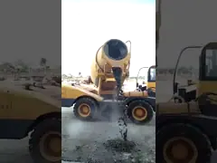 собственная личность 3.5м3 нагружая машину смесителя загрузки тележки/собственной личности конкретного смесителя video