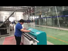 Изолируя стеклянная бутиловая лакировочная машина ленты штрангпресса горячая плавит прилипатель video