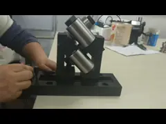 0.3m/S Shaft Diverter SS Inclined Wire Guide Rollers