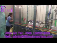 Sterile High Security Water Filling Machine 0.5L Plastic Bottle Monoblock Aseptic 0.5MPA