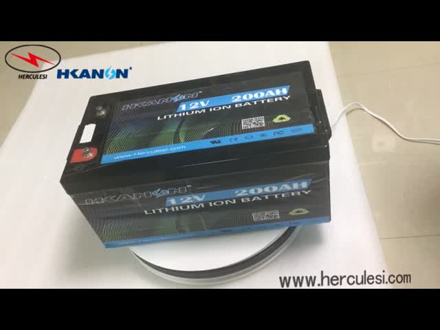 2.5kWh 12V 200Ah lithium polymer battery pack 18650 cell