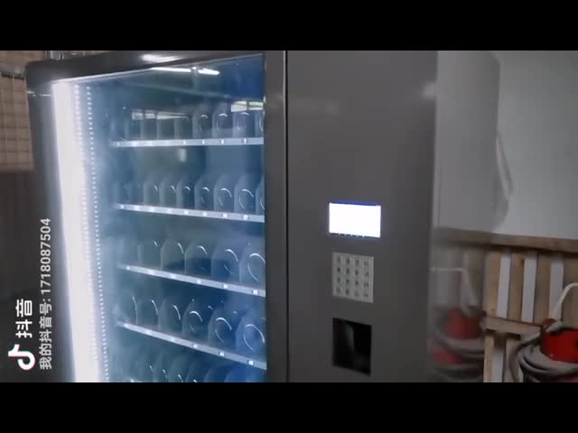 Монетка привелась в действие умный автоматический автомат напитка закуски торгового автомата Малайзии в E-бумажнике поддержки Филиппин видео