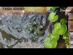 7x50 делают Fogproof водостойким охотясь бинокли с дальномером & компасом для навигации, гребли, рыбной ловли video