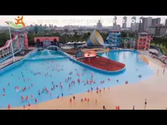 Привлекательная машина бассейна волн развлечений семьи волнового бассейна аквапарк video