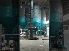 Конкретное силосохранилище хранения цемента скрепило болтами/сваренный для влажного смешанного конкретного завода video