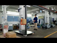 Машина испытания методом сбрасывания для испытания падения пакета продукта лаборатории video